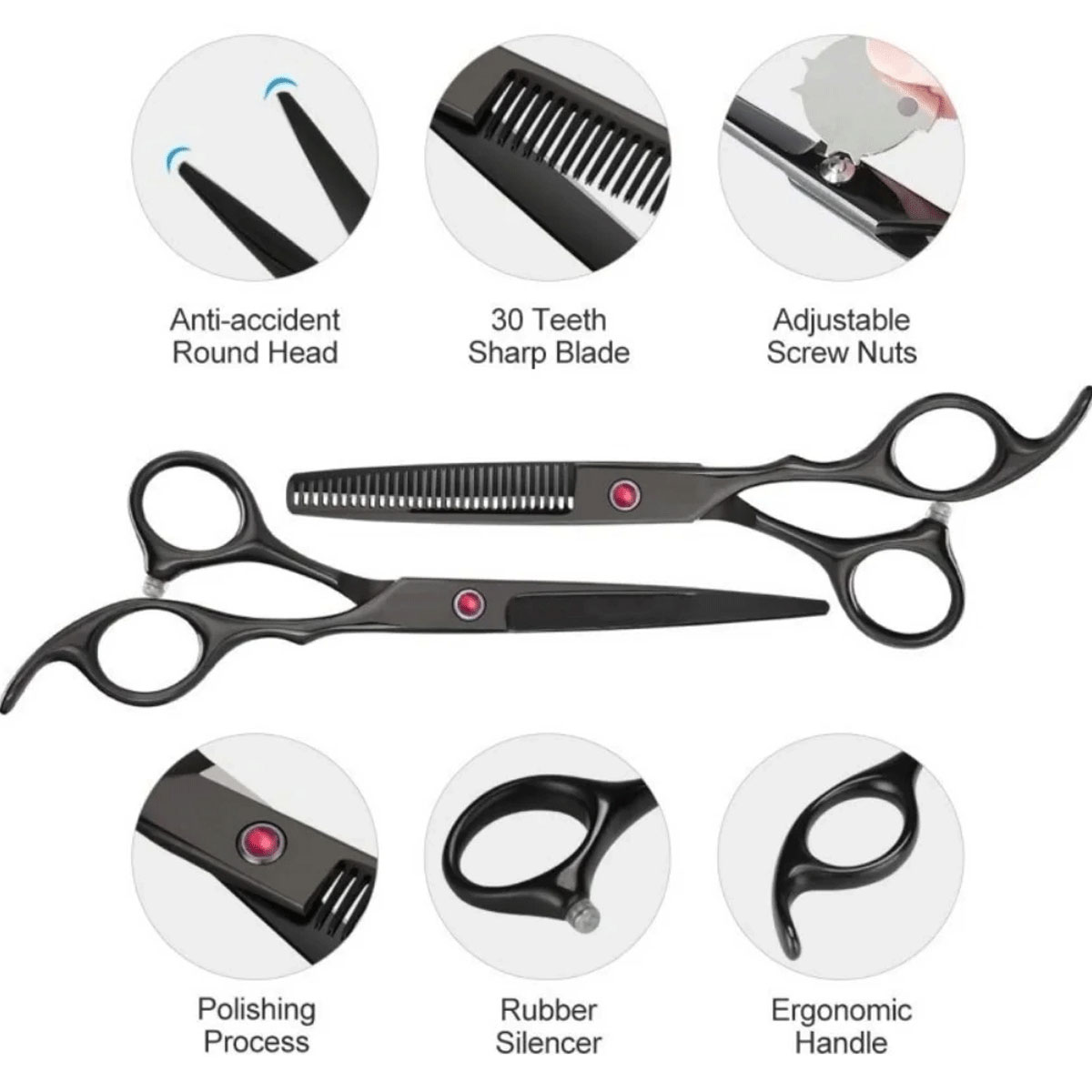 black-hair-shear-set