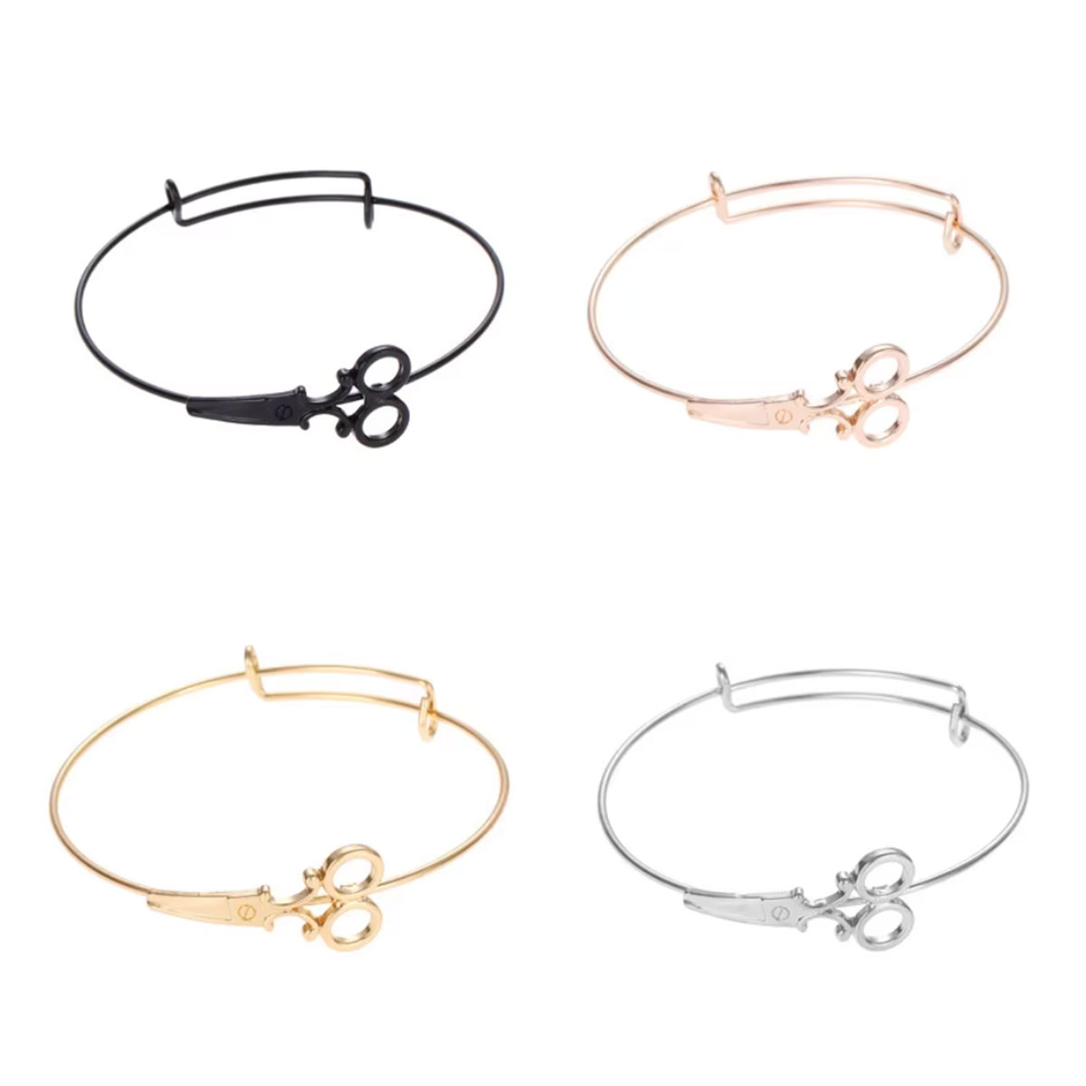 scissor-shear-adjustable-wire-bangle-bracelet