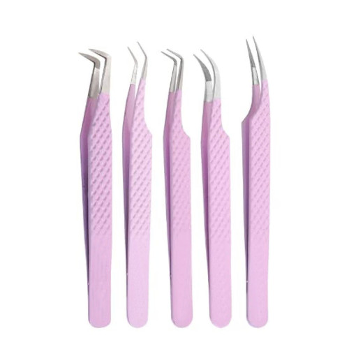 Professional Fiber Tip Eyelash Extension Tweezers