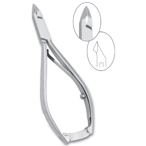 Stainless Steel Cuticle Nippers (Double Spring Box Joint)