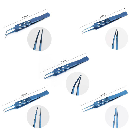 Professional Eyelash Extension Tweezers Set