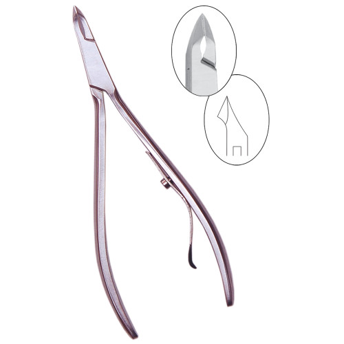 Professional Stainless Steel Cuticle Nipper (Single Spring)