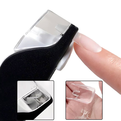 Adjustable Acrylic Nail Tip Cutter with Sizer