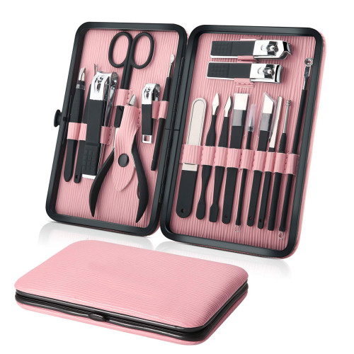 Stainless Steel Manicure & Pedicure Women Grooming Kit