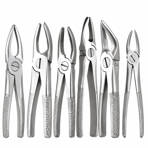 Dental Extraction Forceps Set (English Pattern)