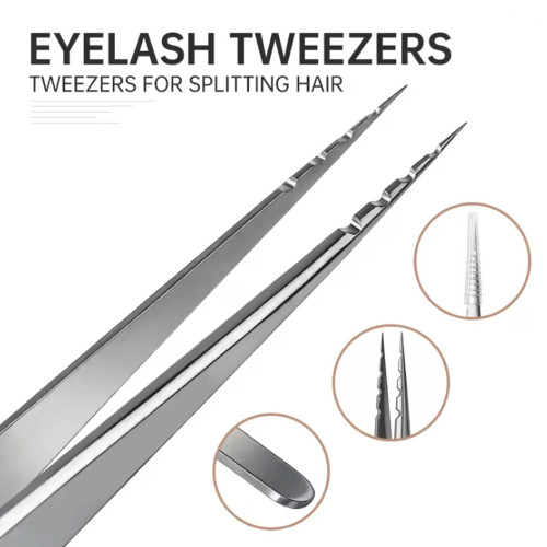 Professional Eyelash Isolation & Extension Tweezers